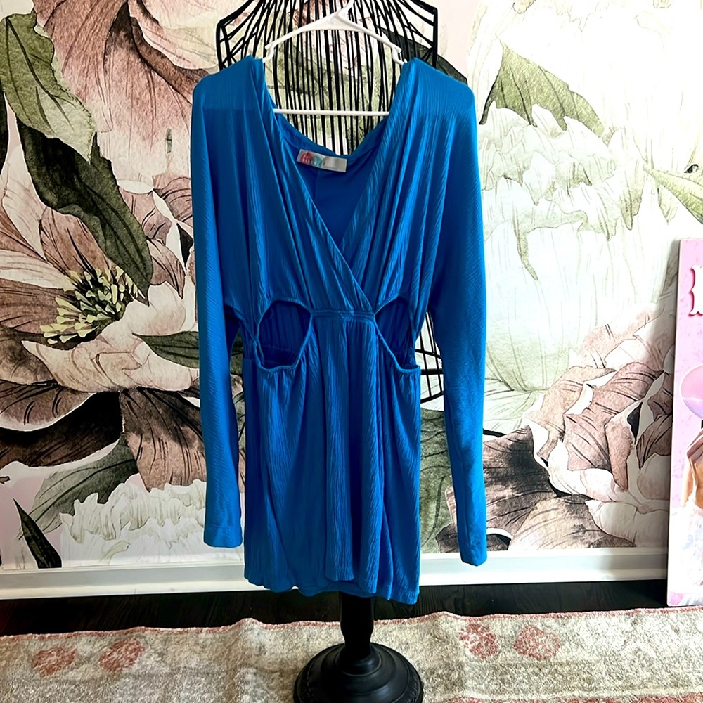 Free People Blue Dress